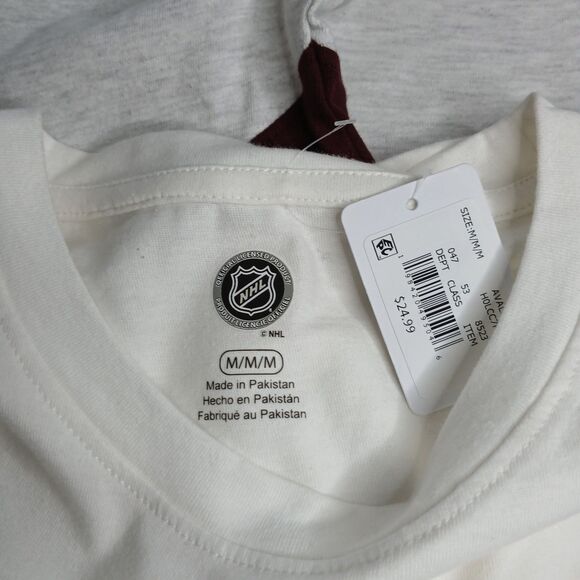 NHL Colorado Avalanche Women's Short Sleeve Shirt Size Medium Colorblock NWT - Picture 7 of 7